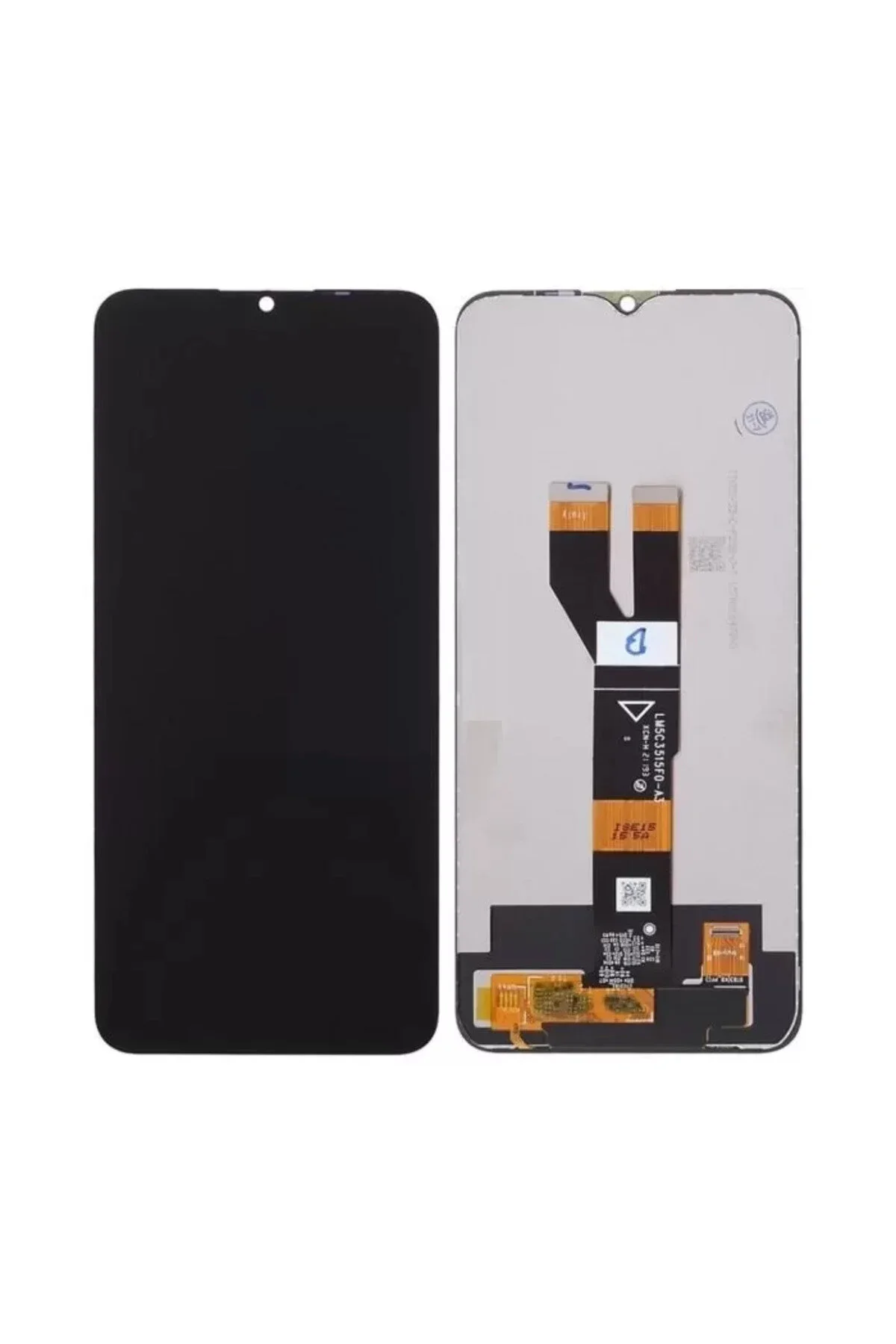 Realme C21 Back Çıtalı Ekran Dokunmatik Siyah Orijinal