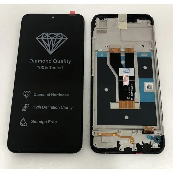 Realme C21 Back Çıtalı Ekran Dokunmatik Siyah Orijinal