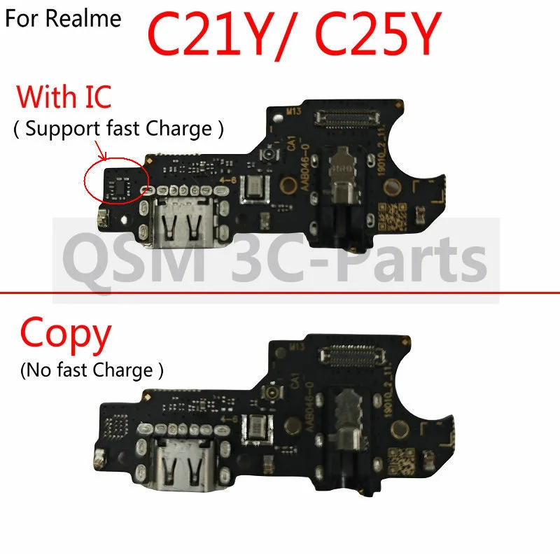 Realme C21Y C25Y Şarj Soketli Mikrofon Bordu