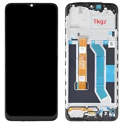 Realme C3 Çıtalı Ekran Dokunmatik Siyah Orijinal