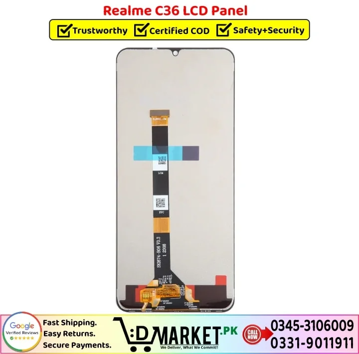 Realme C36 Ekran Dokunmatik Orijinal Çıtasız Ürün (Çerçevesiz)
