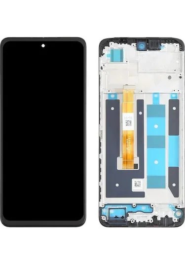 Realme C55 Çıtalı Ekran Dokunmatik Siyah Orijinal
