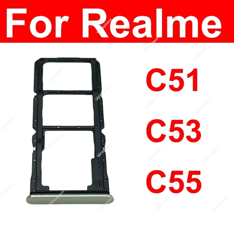 Realme C55 Sim Kart Tepsisi Siyah