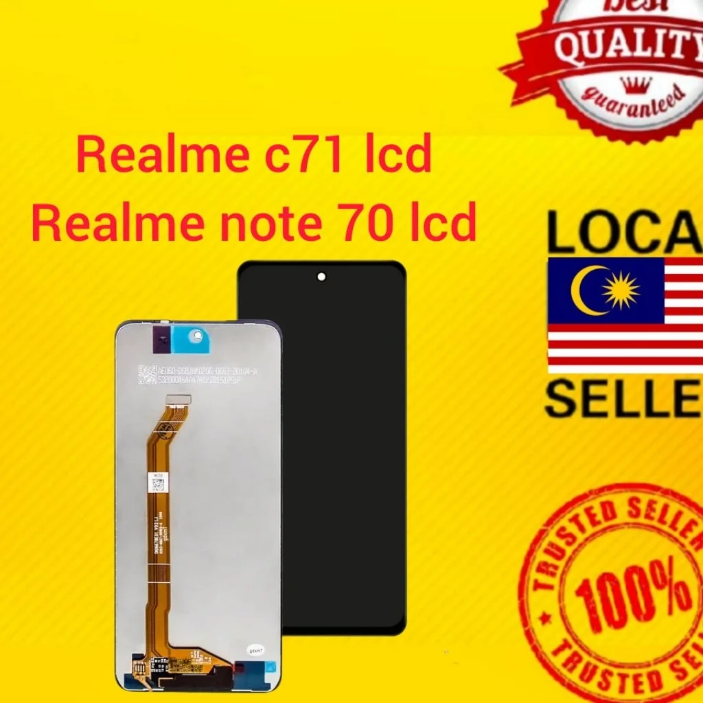 Realme C71 Ekran Dokunmatik Orijinal Çıtasız Ürün (Çerçevesiz)