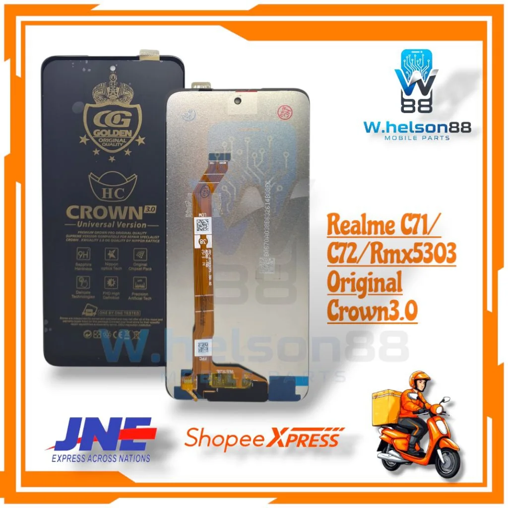 Realme C72 Ekran Dokunmatik Orijinal Çıtasız Ürün (Çerçevesiz)