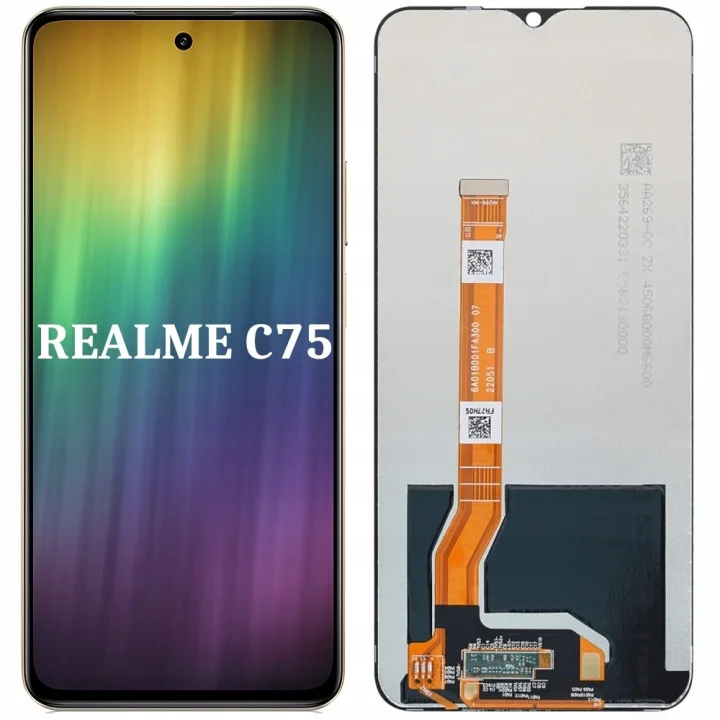 Realme C75 4G Ekran Dokunmatik Orijinal Çıtasız Ürün (Çerçevesiz)