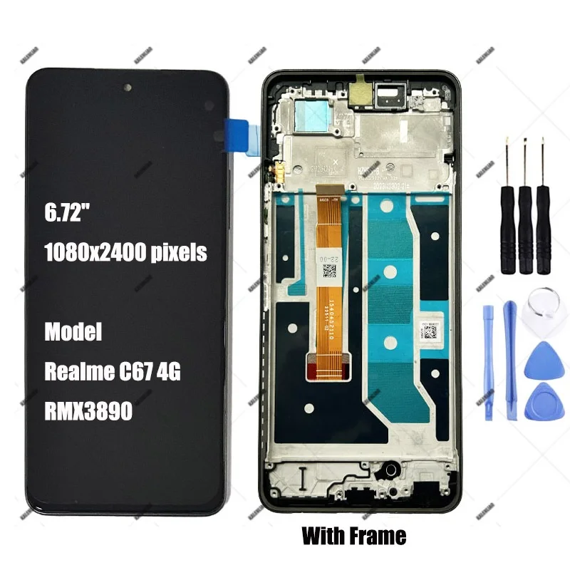 Realme C75 5G Ekran Dokunmatik Orijinal Çıtasız Ürün (Çerçevesiz)