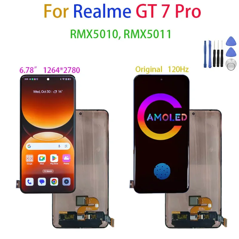 Realme Gt 7 Pro Ekran Dokunmatik Orijinal Çıtasız Ürün (Çerçevesiz)