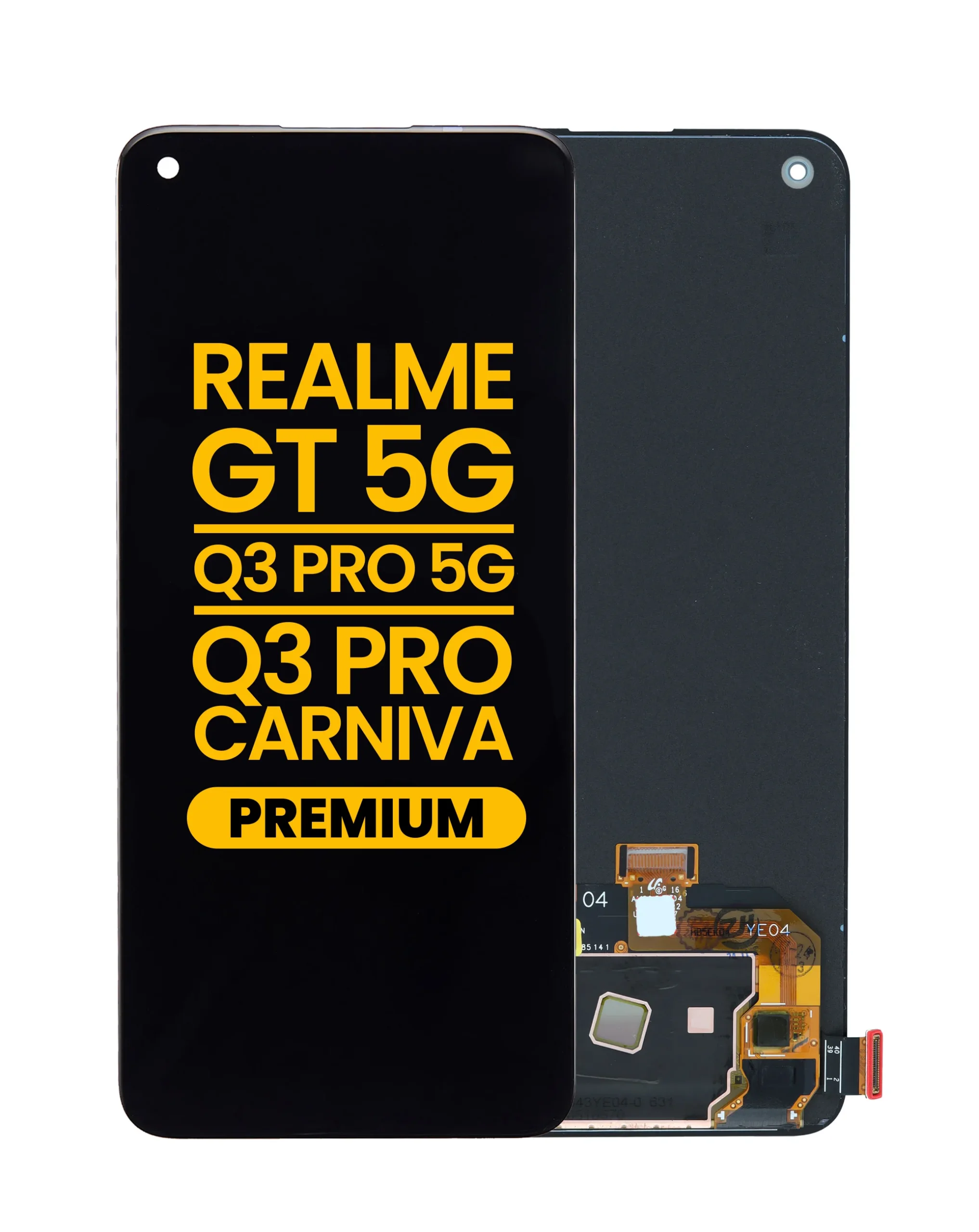 Realme Gt Ekran Dokunmatik OLED Çıtasız (Çerçevesiz)