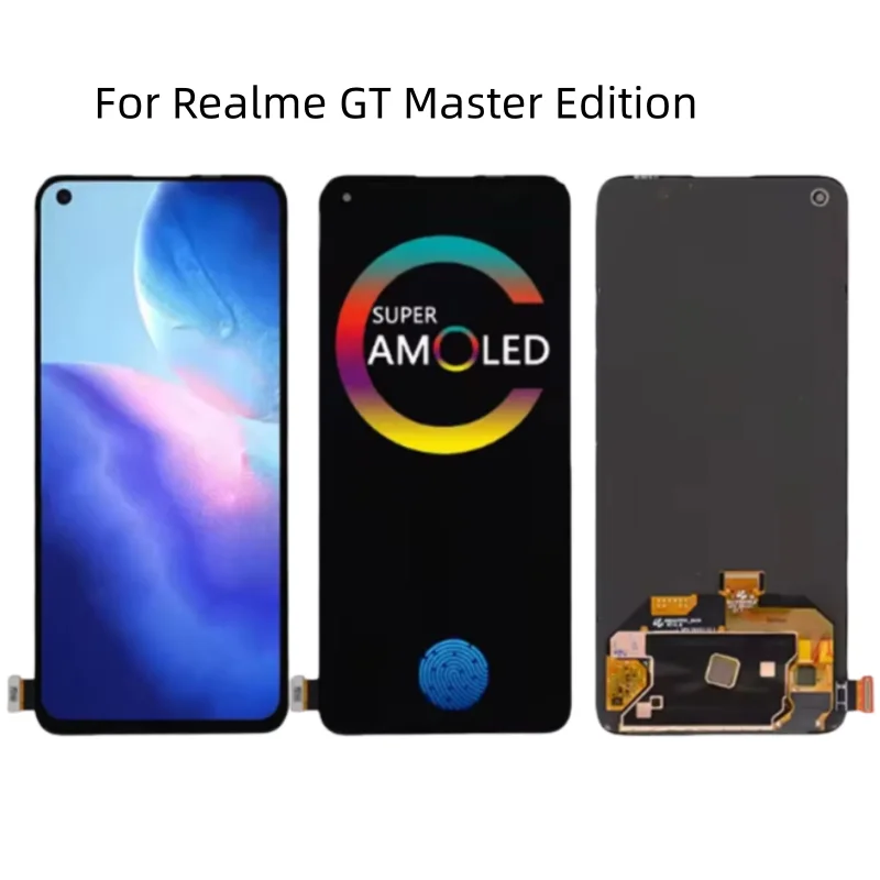 Realme Gt Master Çıtalı Ekran Dokunmatik Siyah OLED