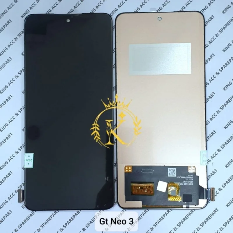 Realme Gt Neo 3 Ekran Dokunmatik SOFT OLED Kalite Ekran Çıtasız (Çerçevesiz)