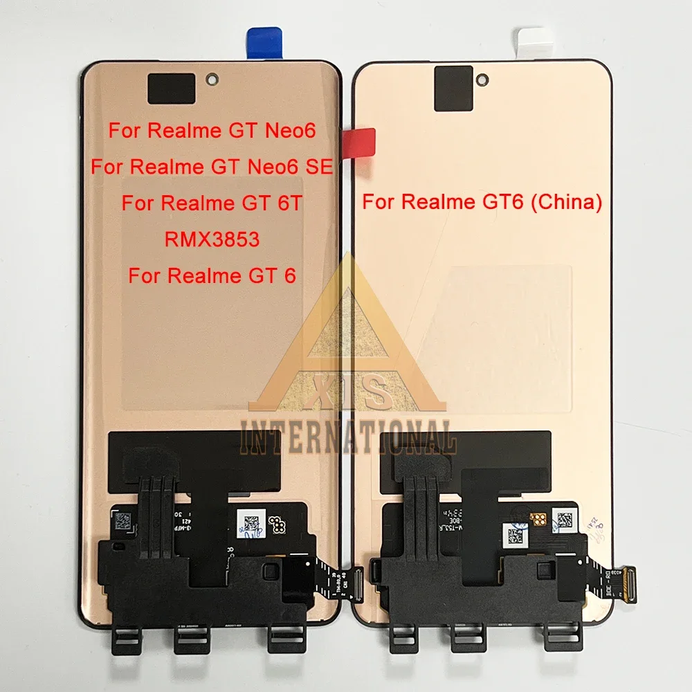 Realme Gt6t Ekran Dokunmatik SOFT OLED Kalite Ekran Çıtasız (Çerçevesiz)