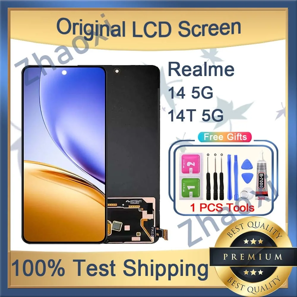 Realme K14x 5G Ekran Dokunmatik Orijinal Çıtasız Ürün (Çerçevesiz)