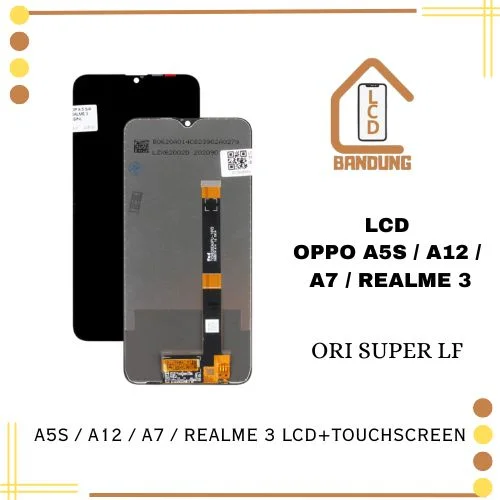 Realme Op A5s Çıtalı Ekran Dokunmatik Siyah Orijinal