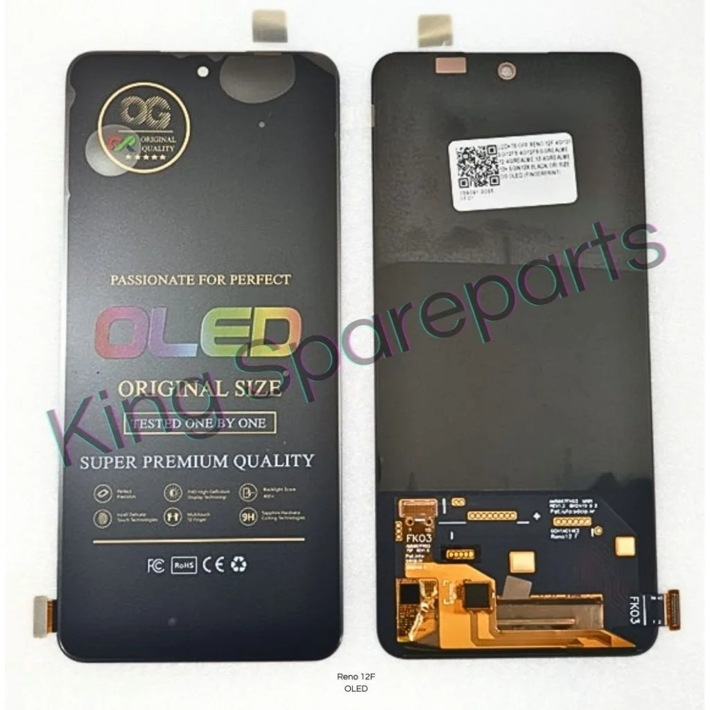 Realme Reno 12 Hafif Kavisli Ekran Dokunmatik SOFT OLED Kalite Ekran Çıtasız (Çerçevesiz)