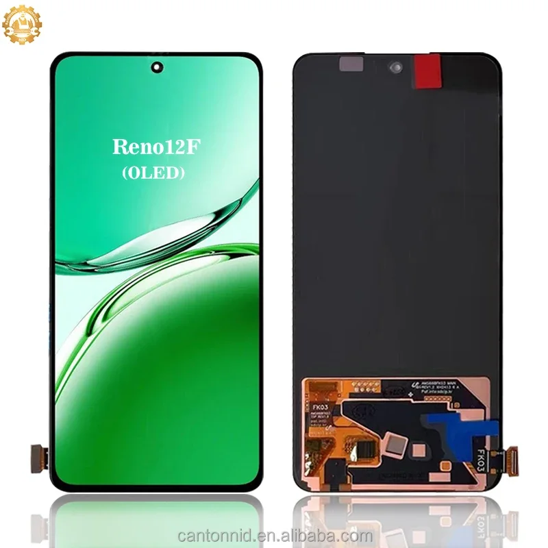 Realme Reno 12F Ekran Dokunmatik SOFT OLED Kalite Ekran Çıtasız (Çerçevesiz)