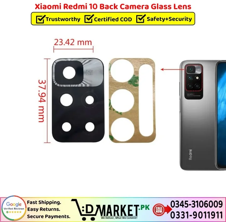 Redmi 10 Full Kamera Camı