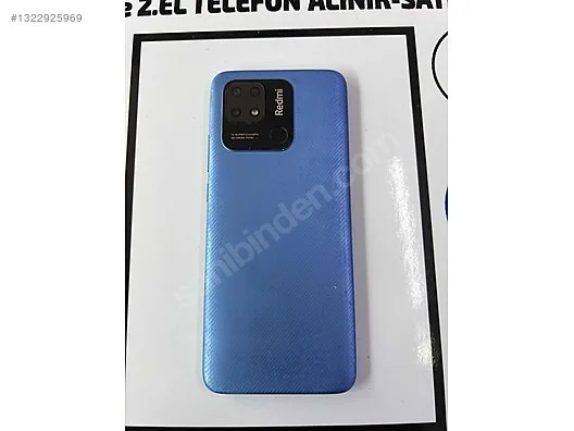 Redmi 10C Parmak İzi Mavi
