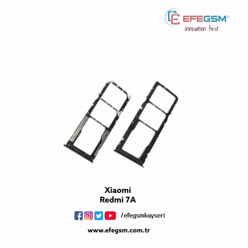 Redmi 7A Sim Kart Tepsisi