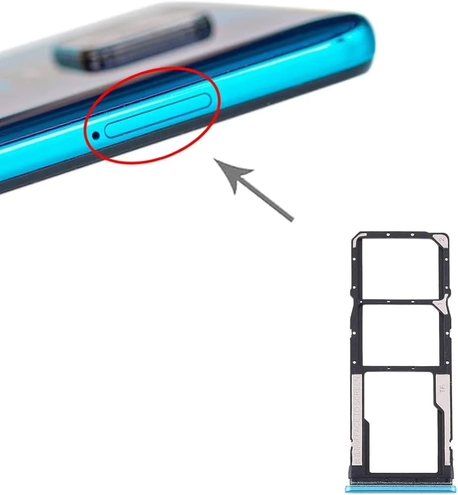 Redmi 9 Sim Kart Tepsisi Yeşil