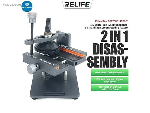 Relife Rl-601S Plus Ekran Ayırma Ve Ekran Tutucu