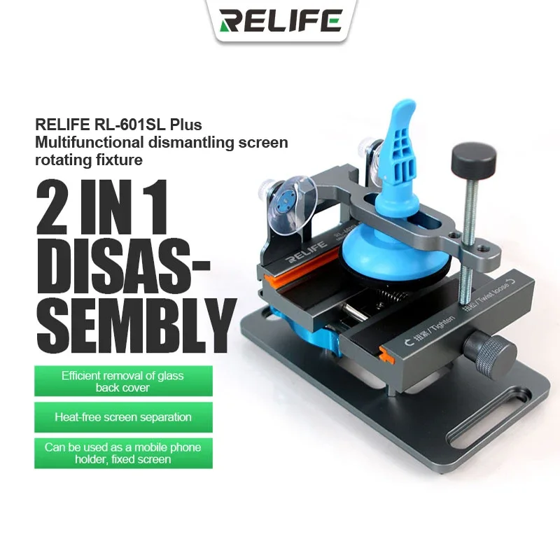 Relife Rl-601S Plus Ekran Ayırma Ve Ekran Tutucu