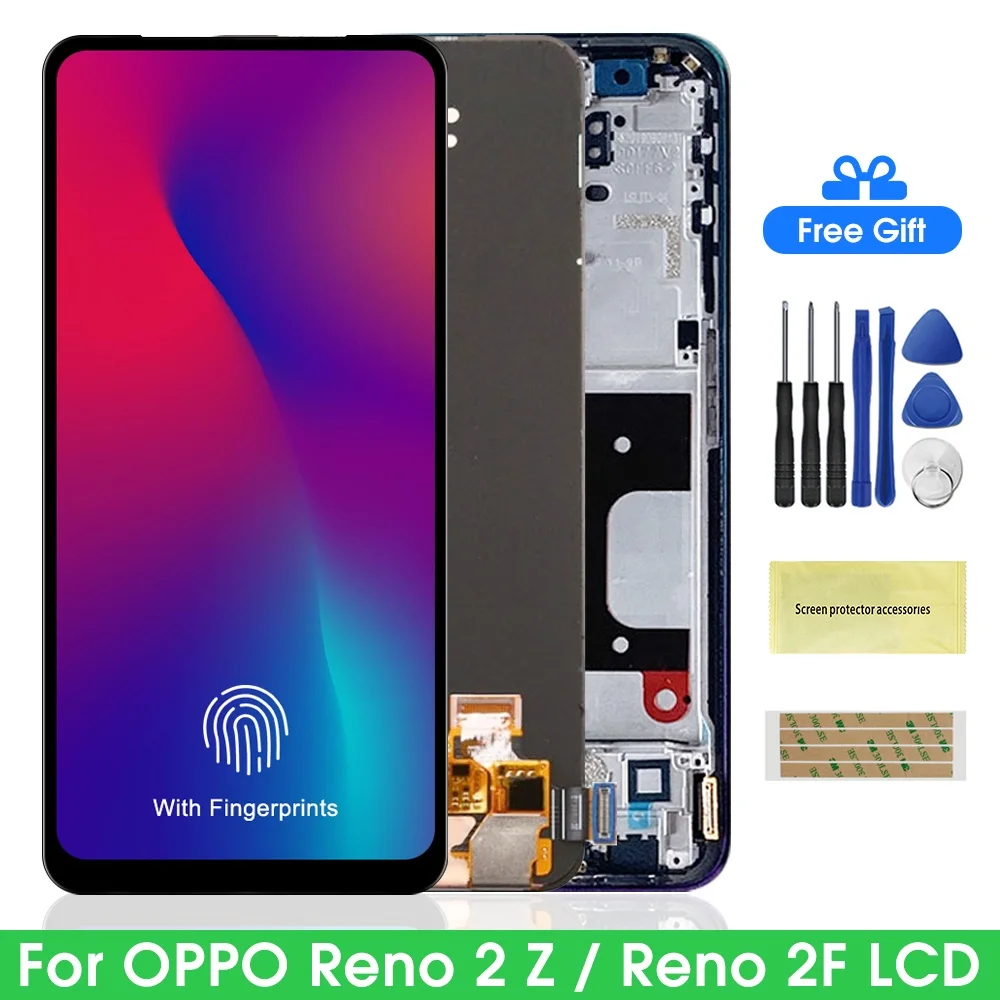 Reno 2F Ekran Dokunmatik OLED Çıtasız (Çerçevesiz)