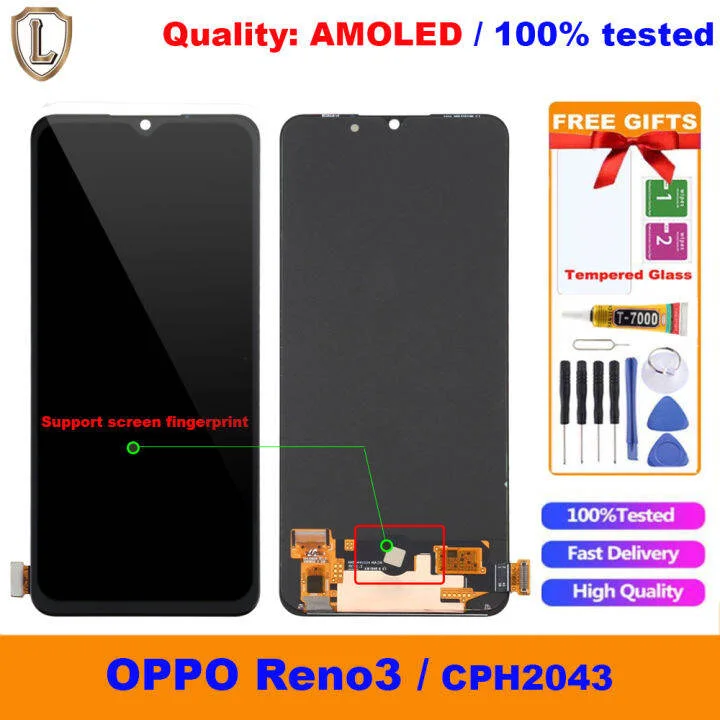 Reno 3 Ekran Dokunmatik OLED Çıtasız (Çerçevesiz)