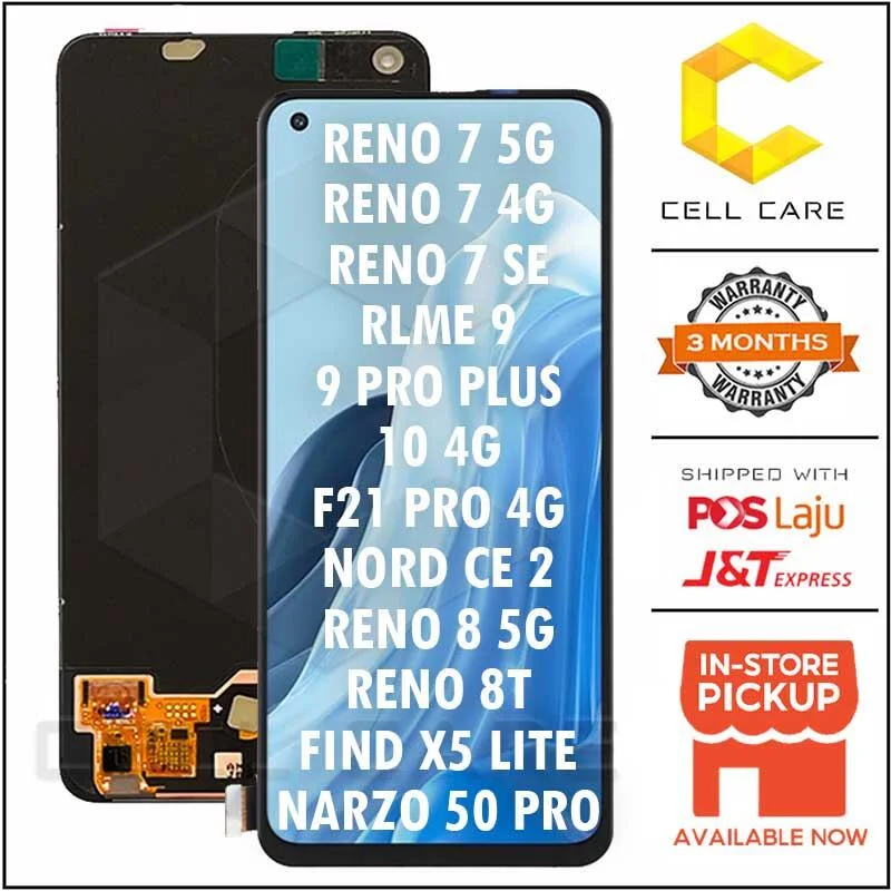 Reno 7SE Ekran Dokunmatik OLED Çıtasız (Çerçevesiz)