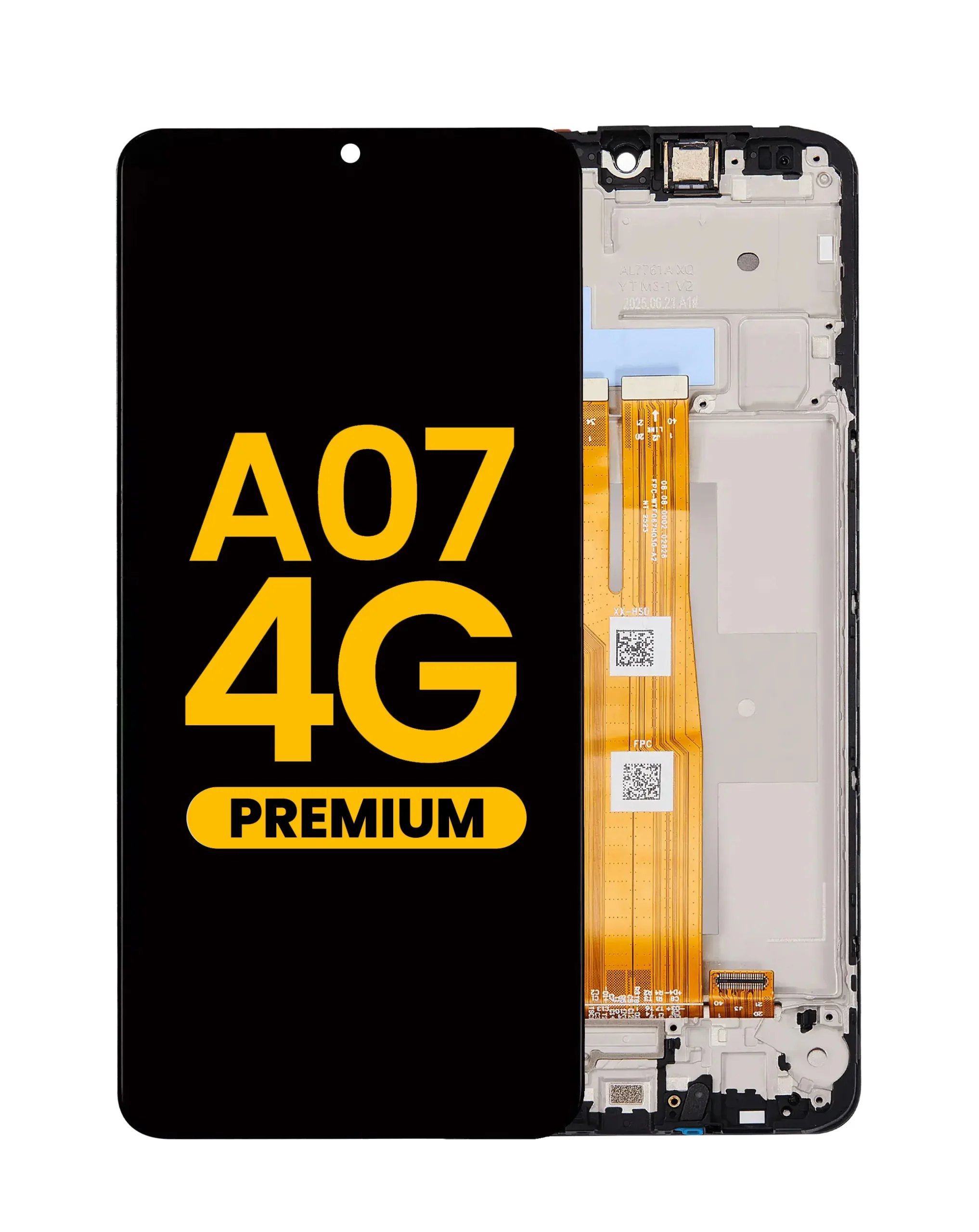 Samsung A07 4G Çıtalı Ekran Dokunmatik Orijinal