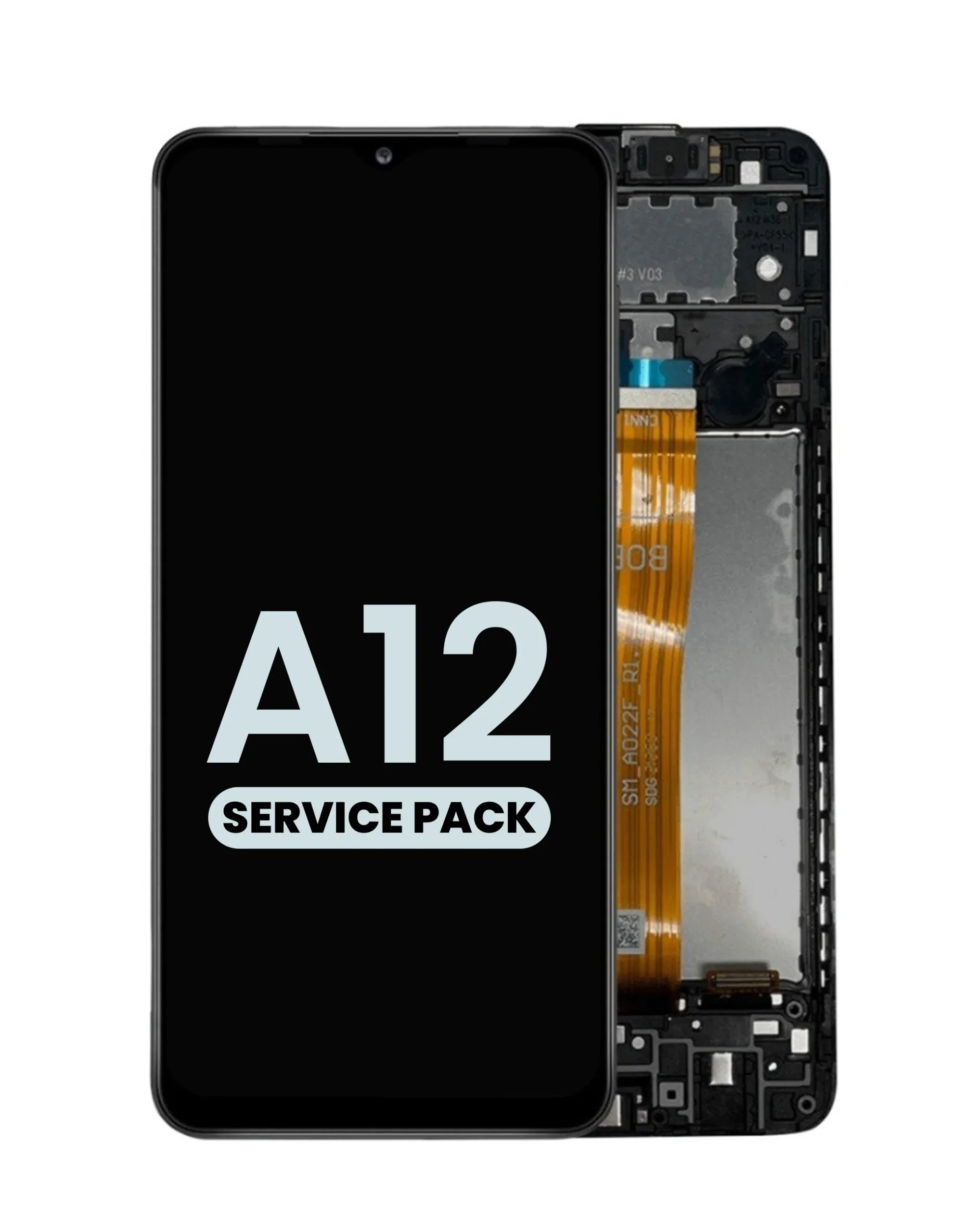 Samsung A12 Çıtalı Ekran Dokunmatik Orijinal