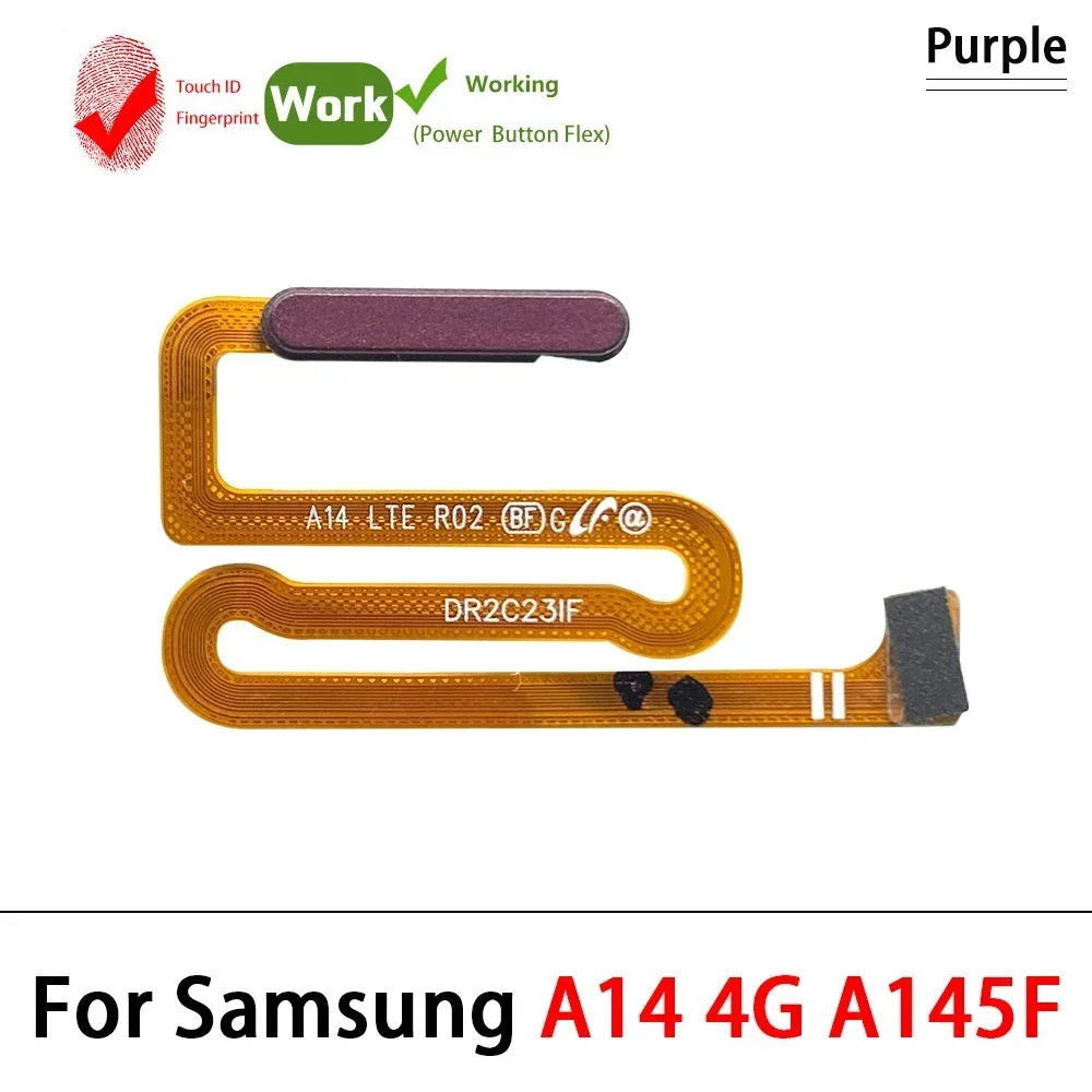 Samsung A14 A145F Parmak İzi Mor