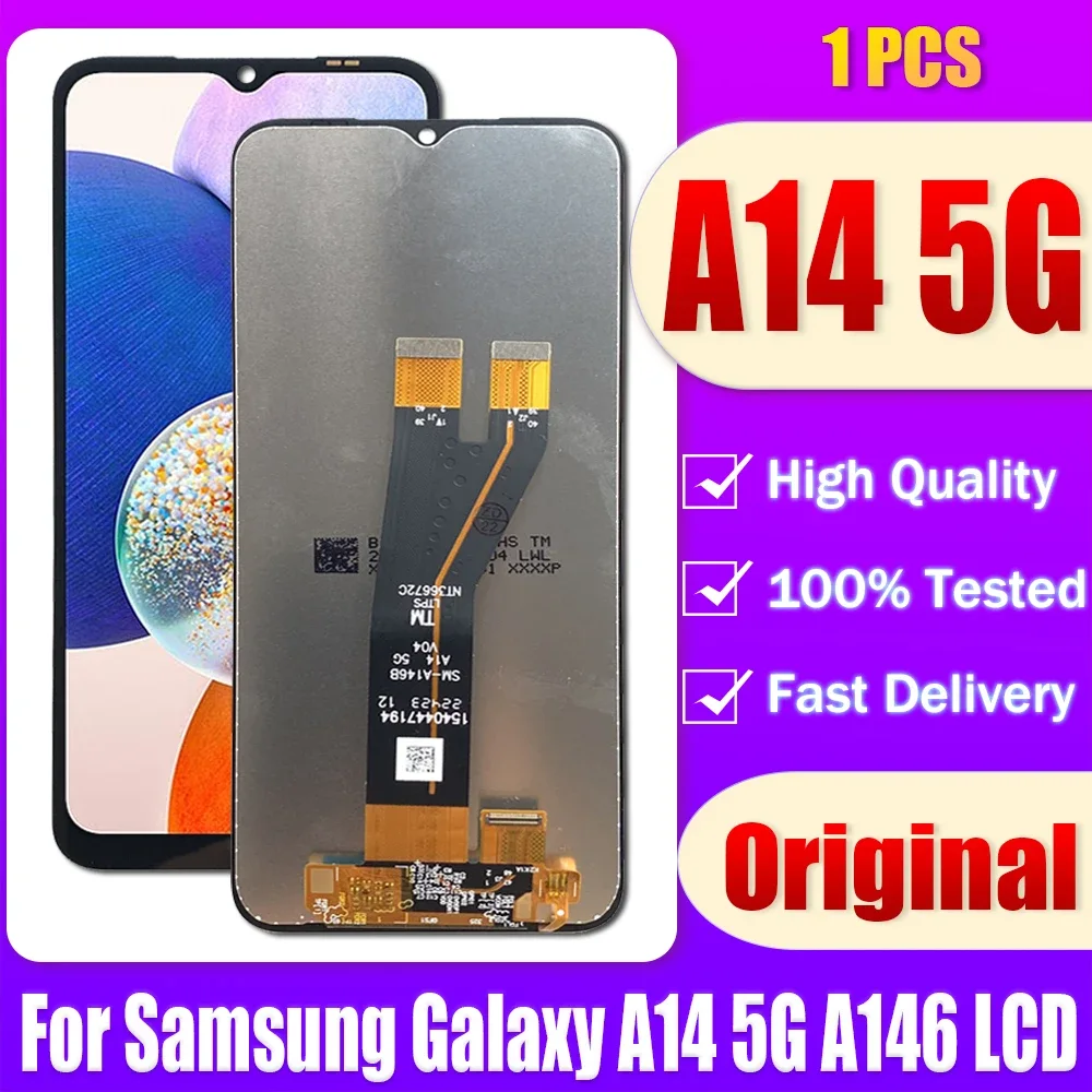 Samsung A146p Ekran Dokunmatik Orijinal Kısa Film Çıtasız (Çerçevesiz)