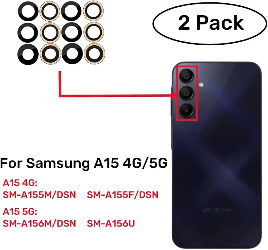 Samsung A15 A155 Kamera Camı