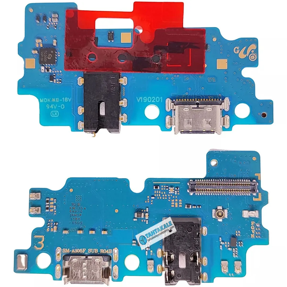 Samsung A30 A305 Tuş Bordu Mavi