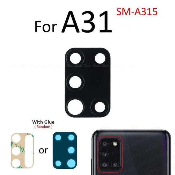 Samsung A31 A315 Kamera Camı