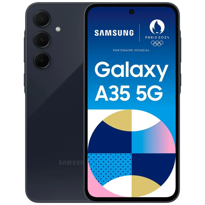 Samsung A35 A356 Parmak İzi Mavi