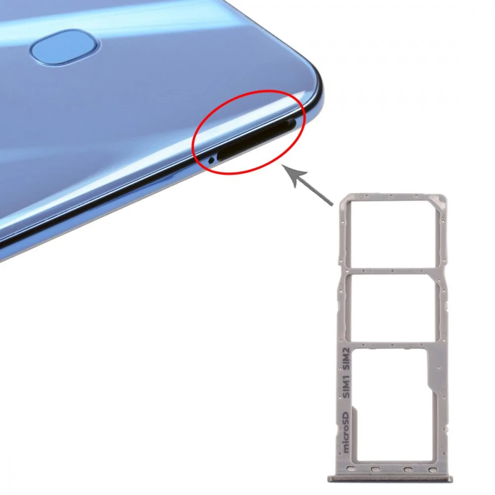 Samsung A50 A505 Sim Kart Tepsisi Beyaz
