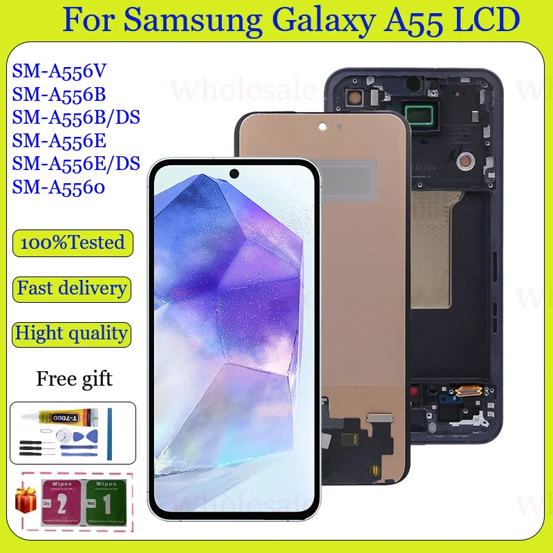 Samsung A55 5G Çıtalı Ekran Dokunmatik A Plus Kalite Ürün