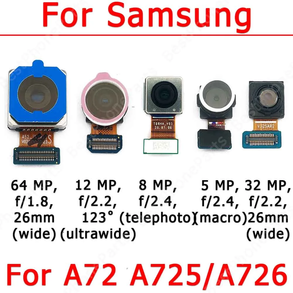 Samsung A72 A725 Ön Kamera Orijinal
