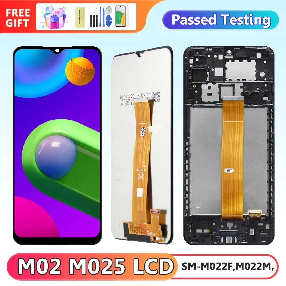 Samsung M02 Ekran Dokunmatik Orijinal UNIVERSAL Çıtasız (Çerçevesiz)