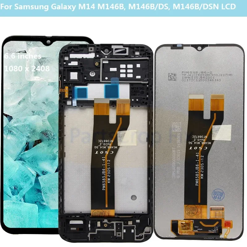 Samsung M146b Ekran Dokunmatik Orijinal Çıtasız Ürün (Çerçevesiz)
