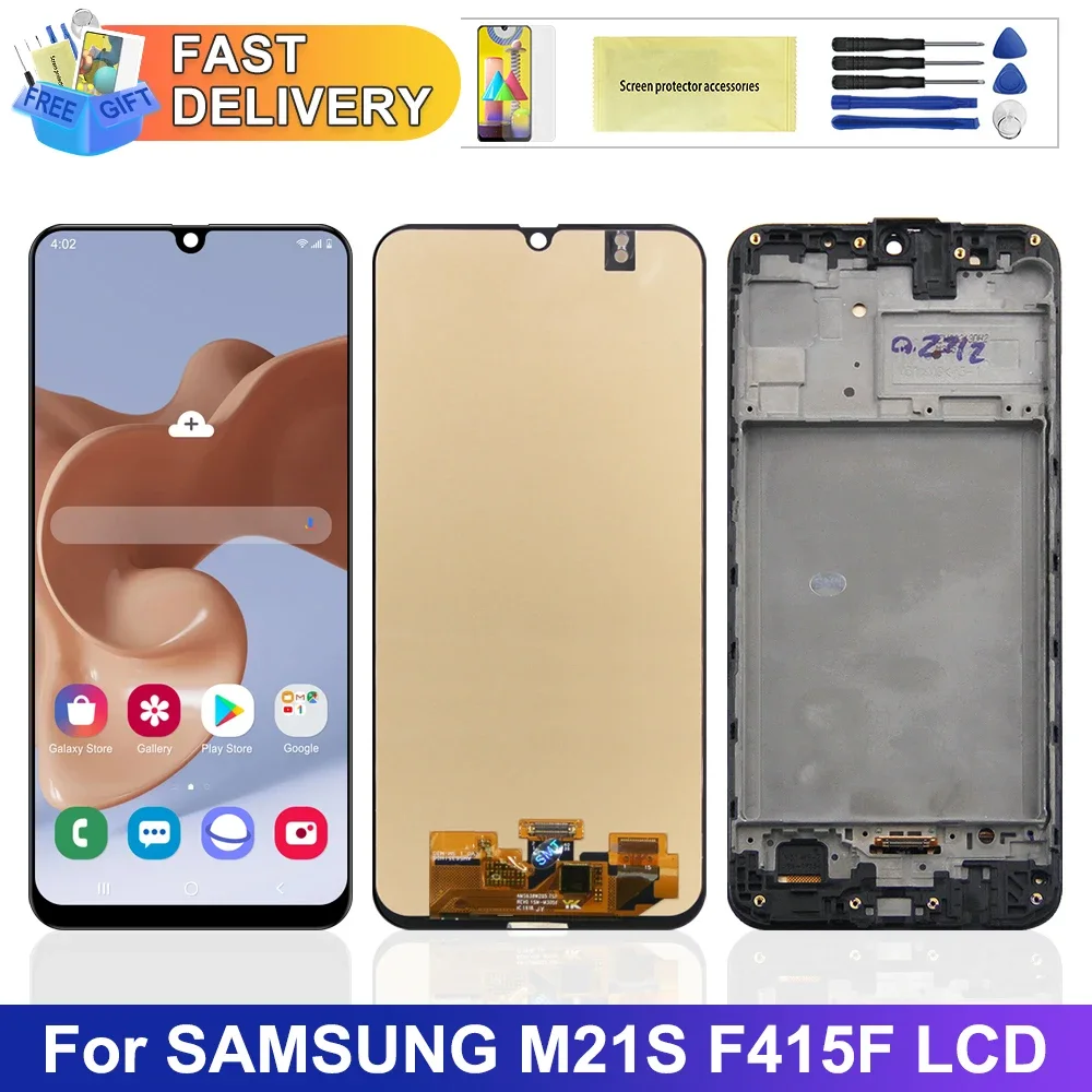 Samsung M21s Çıtalı Ekran Dokunmatik OLED