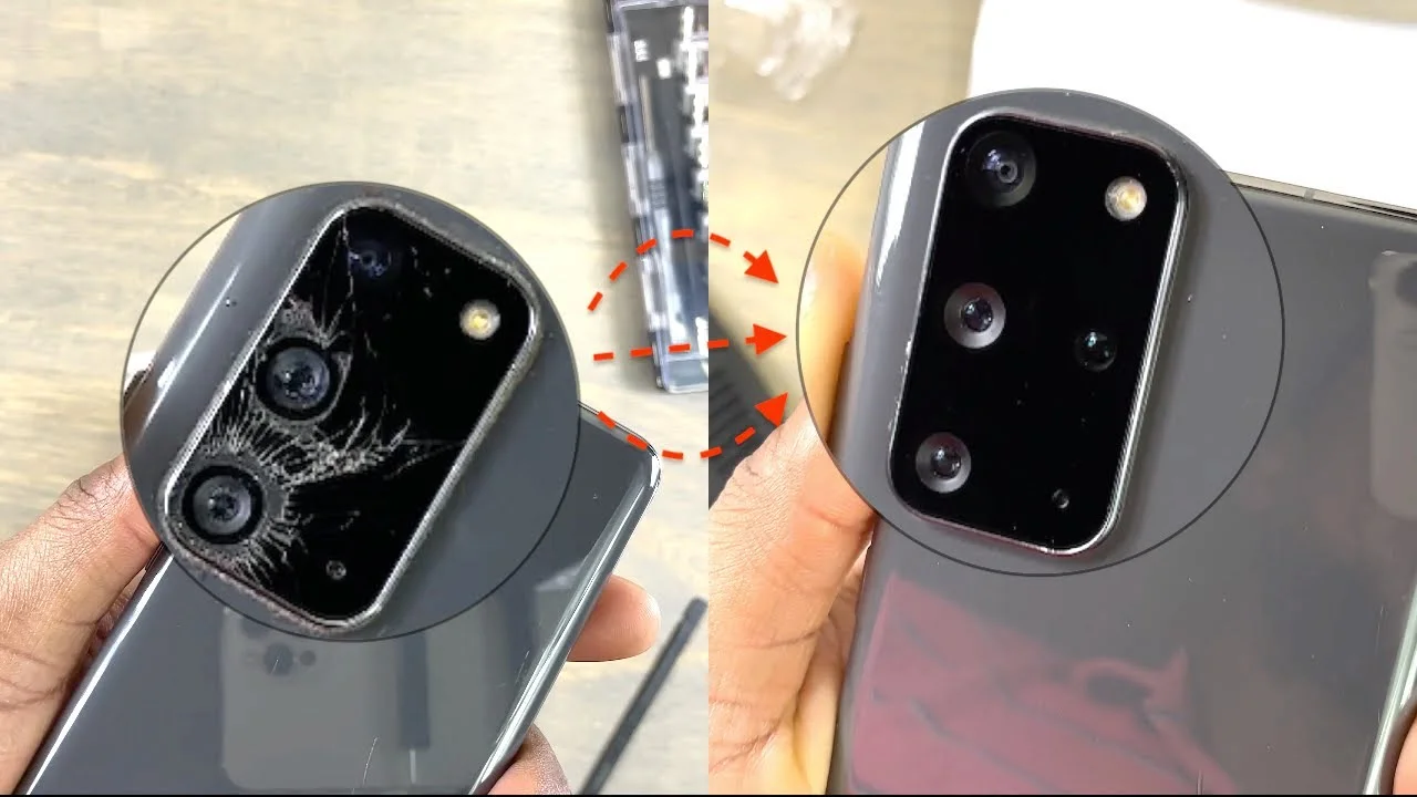 Samsung S20 Kamera Camı