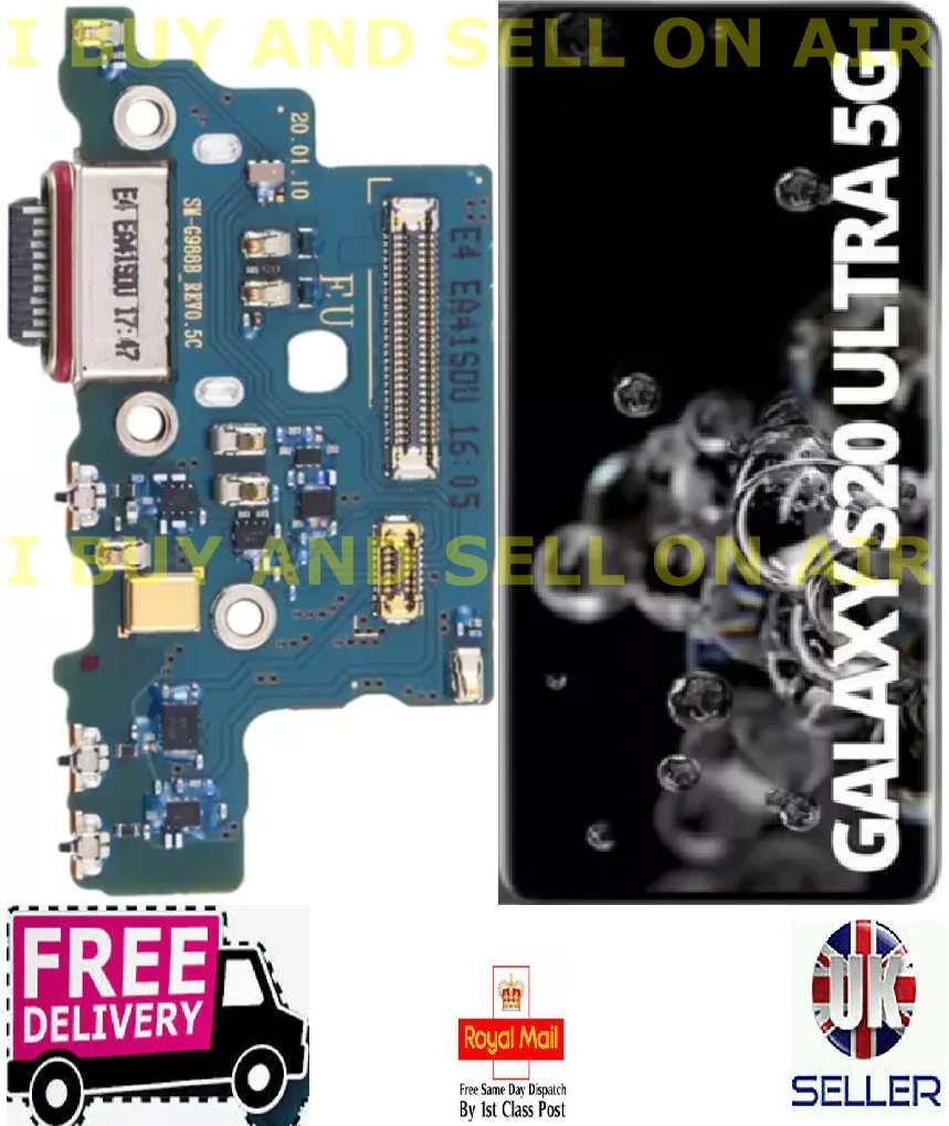 Samsung S20 Ultra G988 Şarj Soketli Mikrofon Bordu