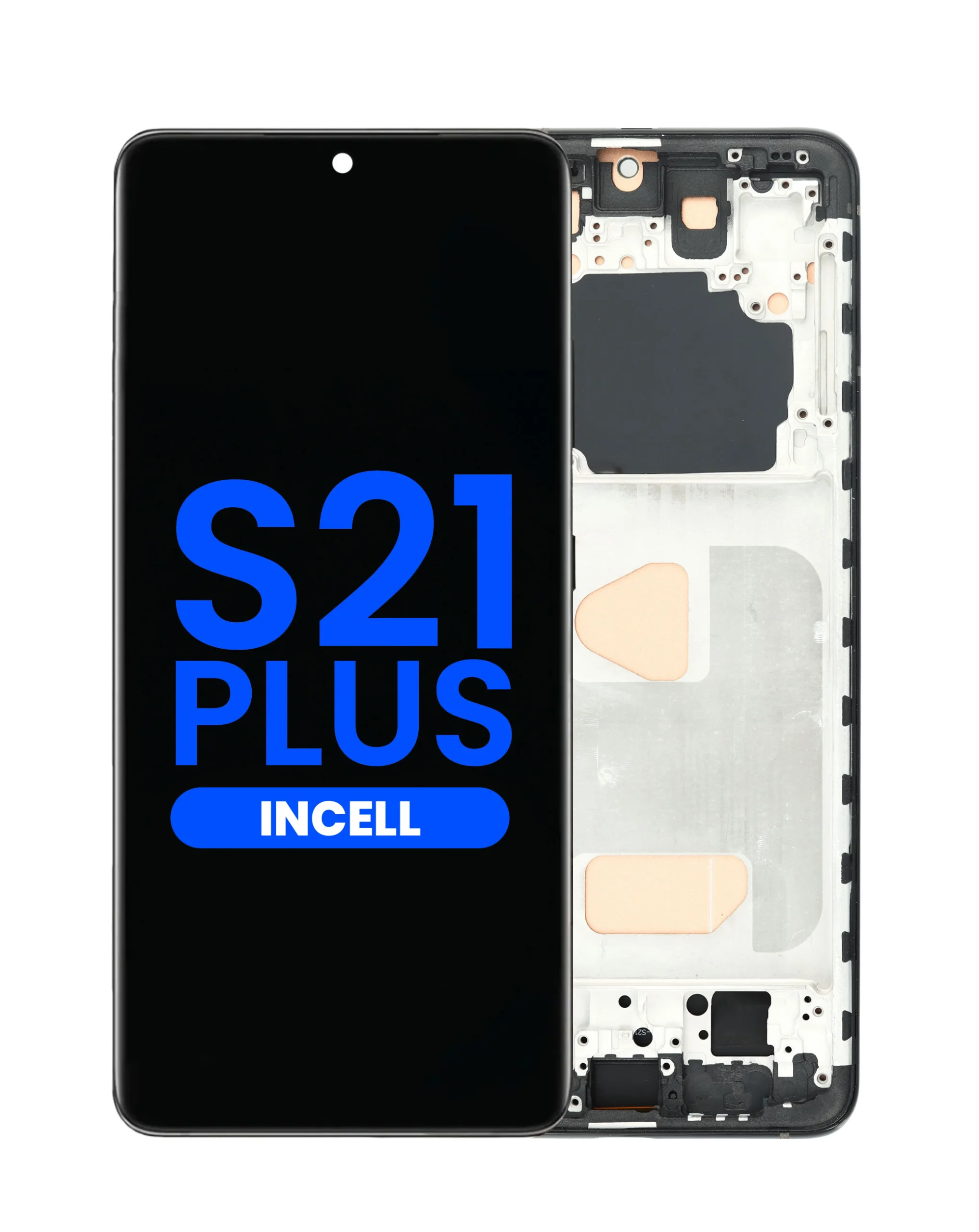 Samsung S21 Plus Çıtalı Ekran Dokunmatik Siyah A Plus Kalite Ürün
