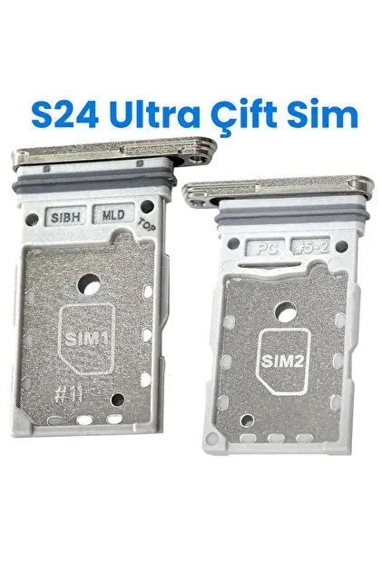 Samsung S24 Plus Sim Kart Tepsisi Gri
