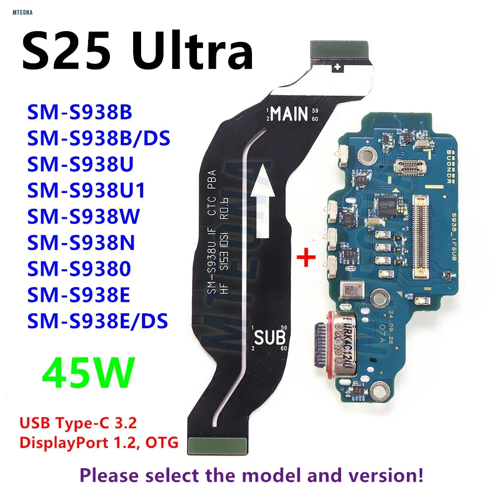 Samsung S25 Ultra Şarj Soketli Mikrofon Bordu