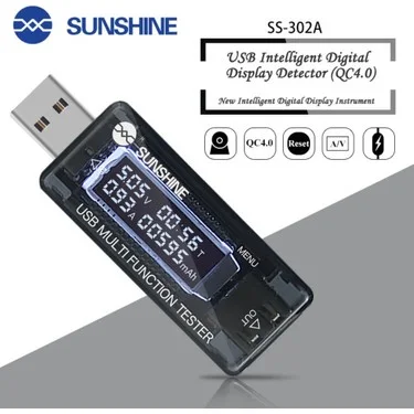 Sunshine Ss-302A Usb Voltaj Ölçücü