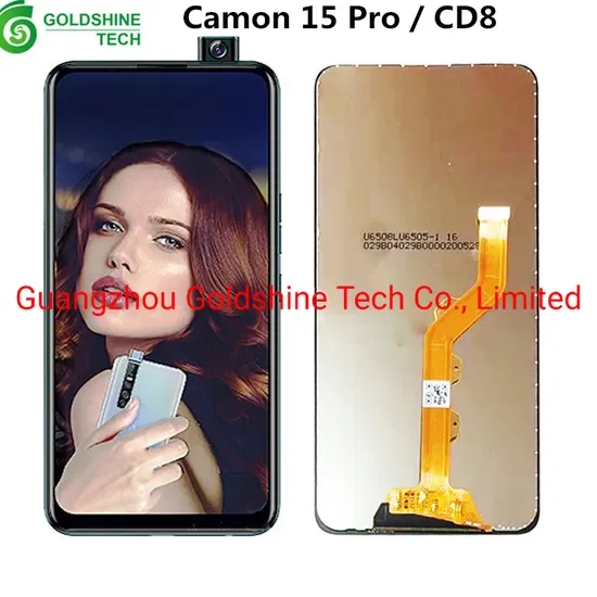 Tecno Camon 15 Pro Ekran Dokunmatik Orijinal Çıtasız Ürün (Çerçevesiz)